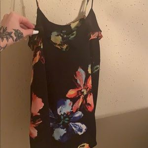 Missimo black floral tank top